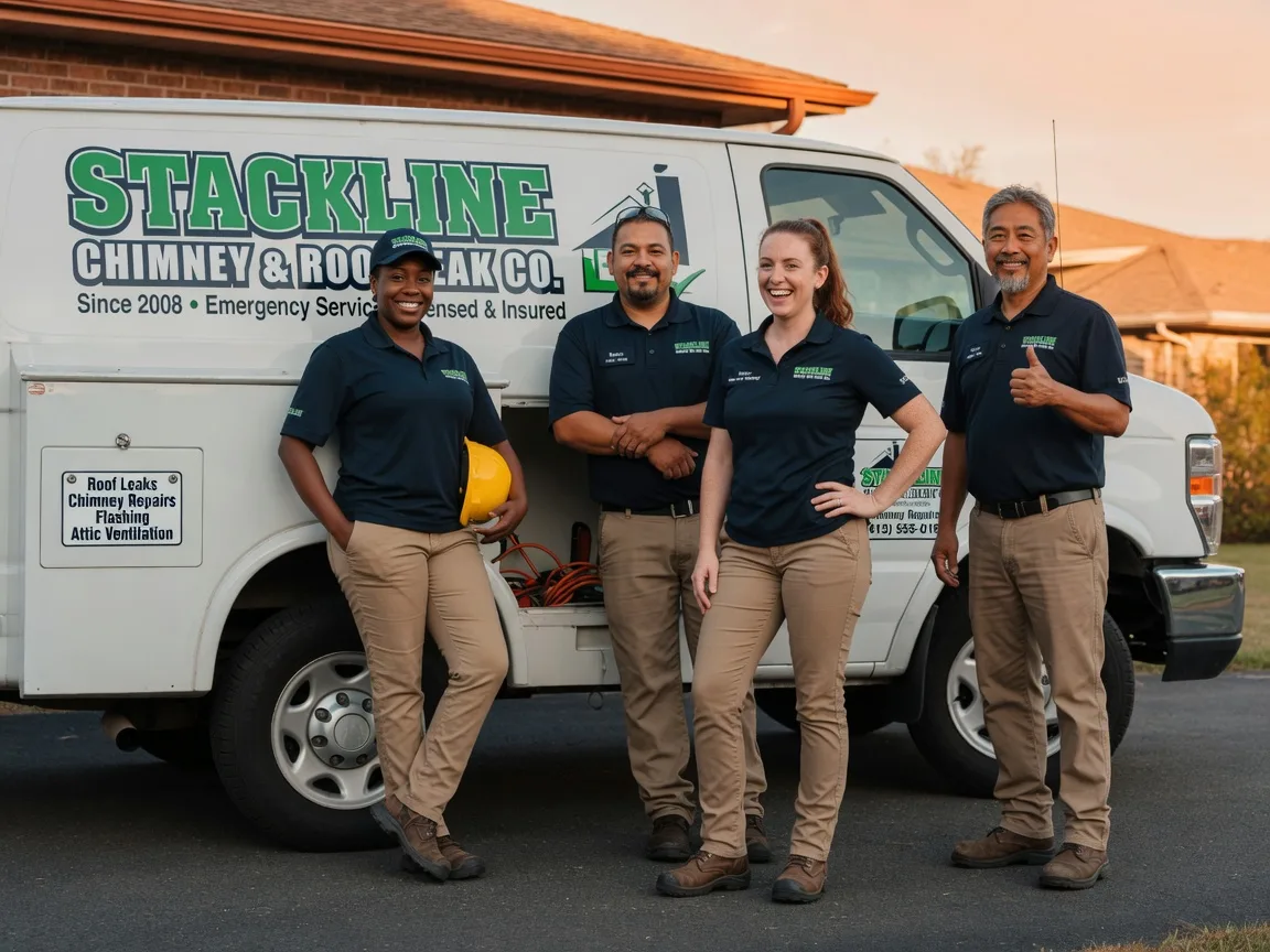 Chimney flashing repair company in Smithfield, IL